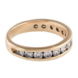 Kay Jewelers 14K Yellow Gold Diamond Band Ring 1.12 CTW